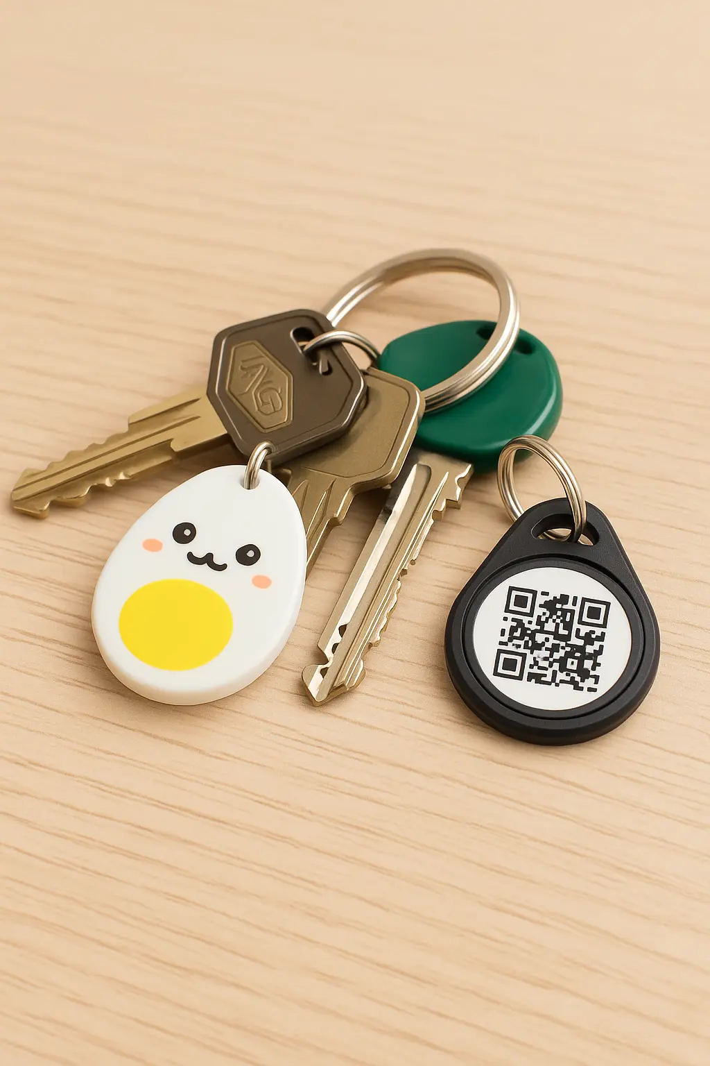 MiTrovi antismarrimento per chiavi e valigia (NFC + QR)